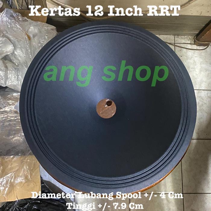 Conus Daun Cone Paper Kertas Speaker 12 Inch Inci RRT FullRange