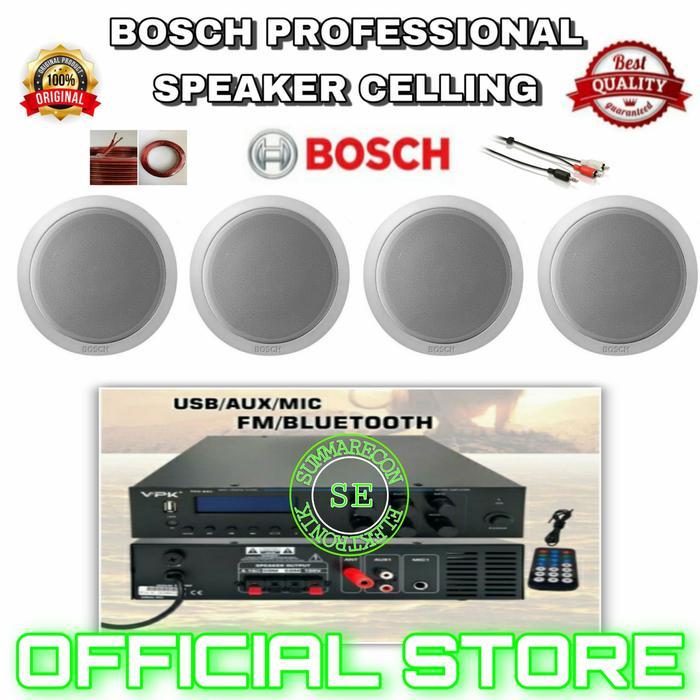 paket speaker ceiling cafe original bosch 4 speaker bluetooth usb mp3