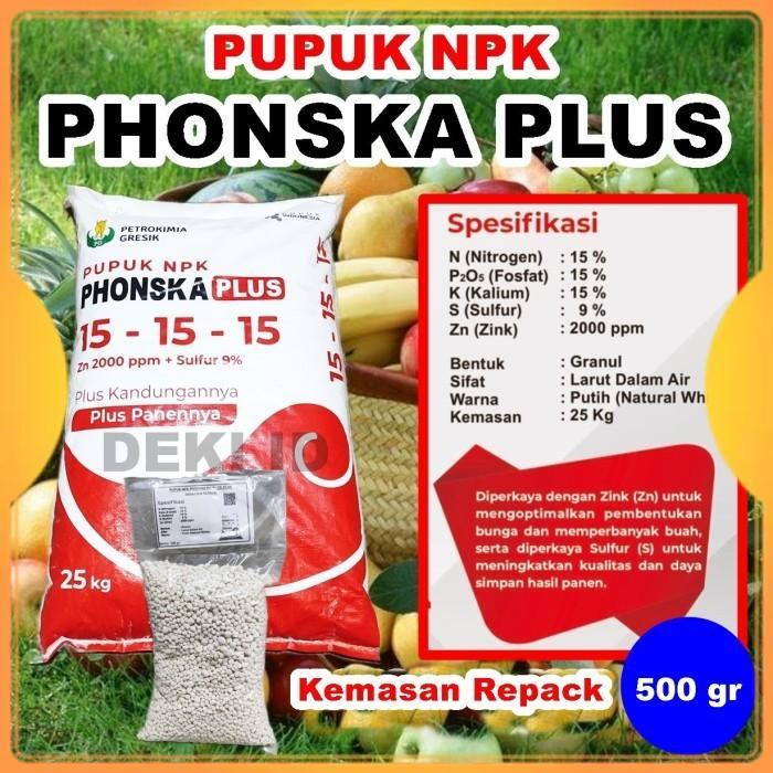 Phonska Plus 500 gr Repack Pupuk NPK Ponska 151515