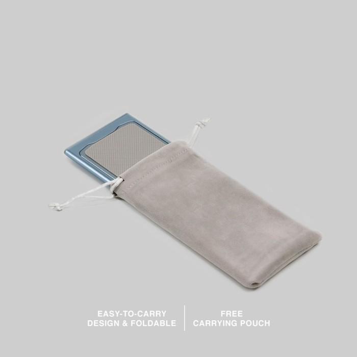 TABLET/PHONE STAND REXUS 70DERAJAT ALUMUNIUM 7" DECHA FOLD FP06 WITH POUCH