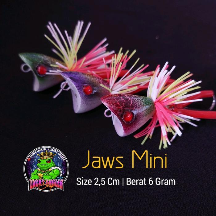 Jaws Mini 2,5 Cm Lure Umpan Casting Gabus