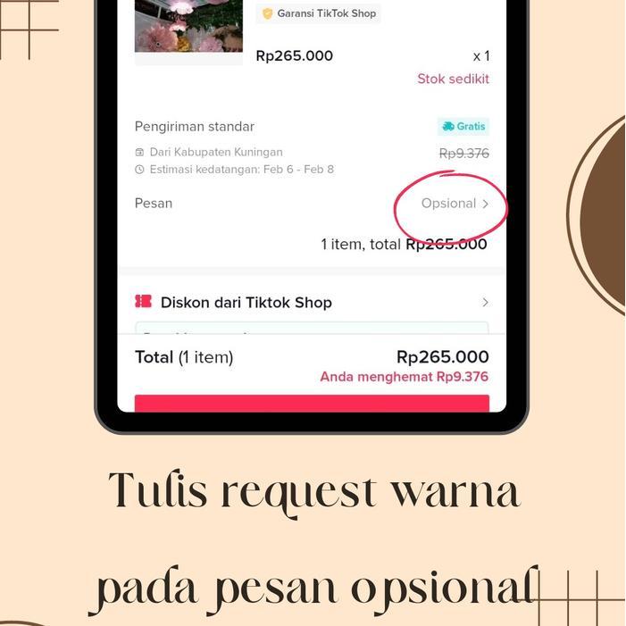 Standing Lampu Hias/Kelopak Bunga Organsa/Lampu Hias/Dekorasi