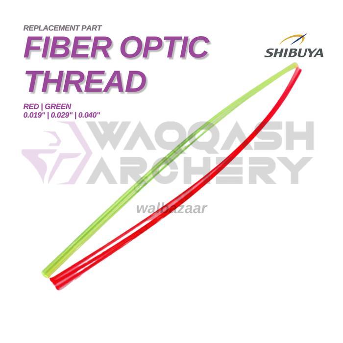 SHIBUYA FIBER OPTIC THREAD Benang Optik Sight Fisir Recurve Original