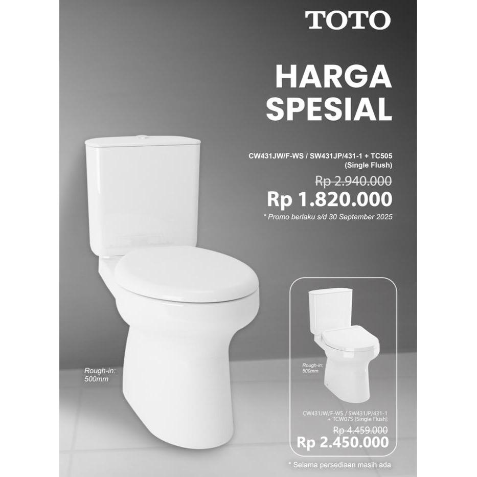 KLOSET DUDUK TOTO CW431 / CW 431 / SW 431 JP / CW431JW