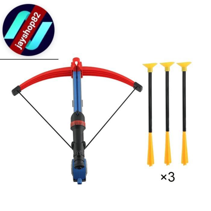 TERLARIS ARCHERRY Sport Series Mainan Panah Busur Inrah Crossbow ISI Kemasan 1 Busur 3 Anak Panah 1