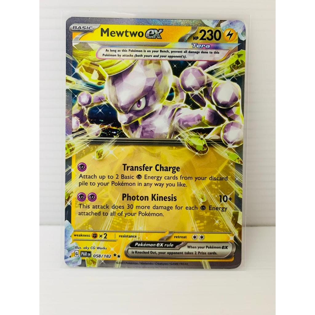 Mewtwo ex Pokemon English Inggris Paradox Rift