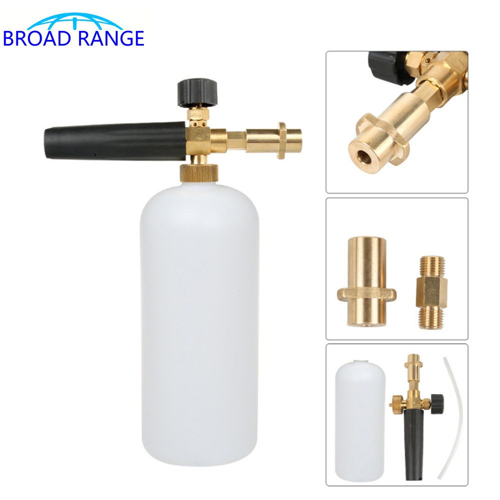 Adjustable Foam Cannon Adapter for Karcher Snow Foam Lance Gun Soap Dispenser Karcher Pressure