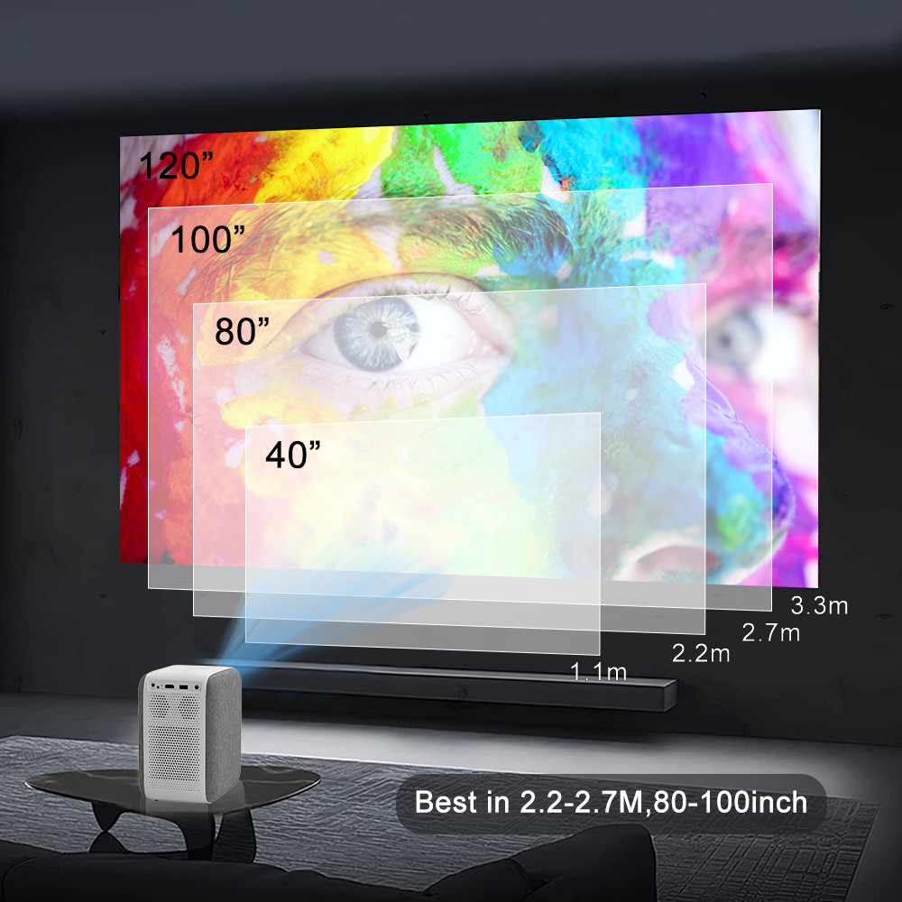 . Touyinger H6 Pro Mini Projector Smart Home Theater Android Beamer For -