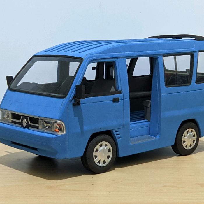 TERBARU Upgrade Miniatur Angkot Carry 1.5 Toy