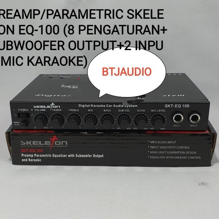 PRE AMP/PREAMP/PARAMETRIC EQUALIZER SKELETON (MIC KARAOKE)