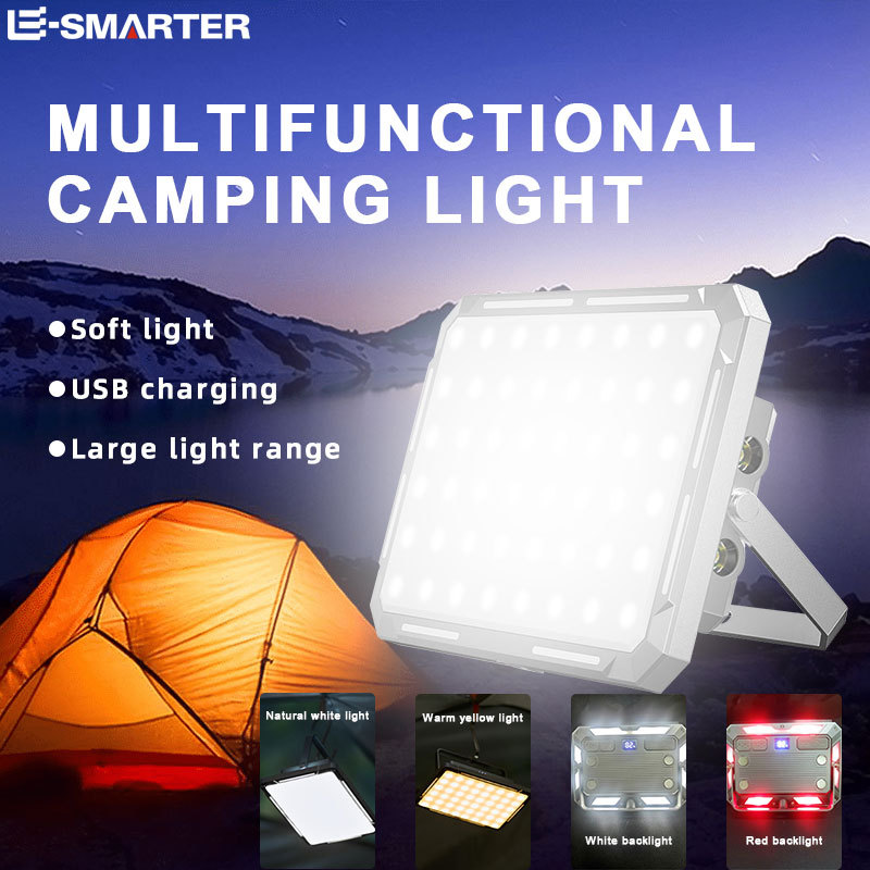 Portable LED Camping Tent Light Rechargeable Searchlight High Power Outdoor Emergency Lighting