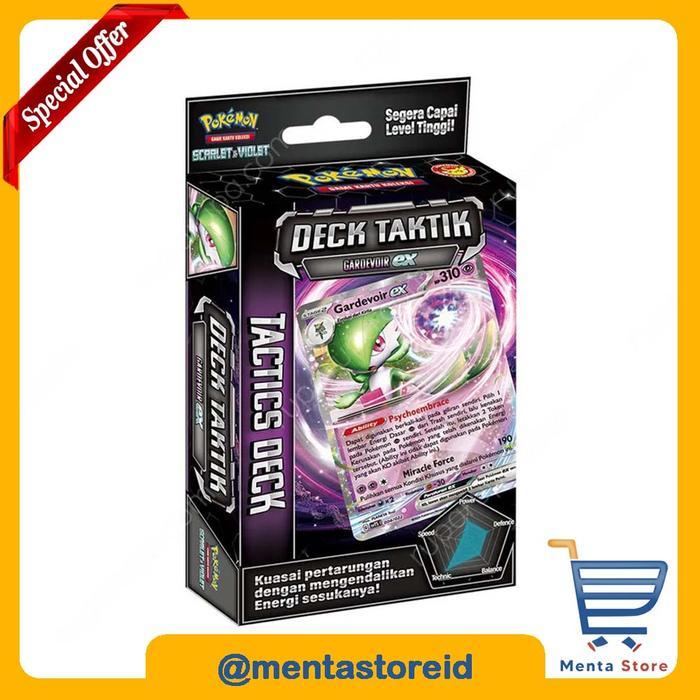 Kartu Pokemon TCG - Deck Taktik Gardevoir ex svTS - Starter Deck Pokemon Game Kartu Koleksi Scarlet