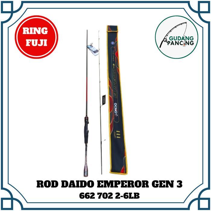 Rod / Joran Pancing Daido EMPEROR PRO III SP662 SP702 BC702 2-6LB UL
