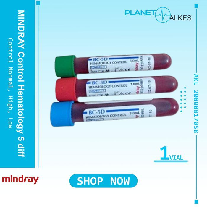 Control Hematology Mindray 5 diff BC-5D Control Low, High, Normal 3ml ED 10/05/2026