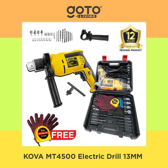Kova Electric Drill Bor Tangan Listrik 13 Mm Reversible