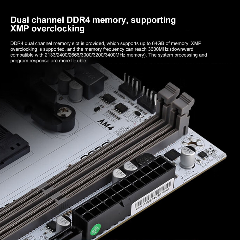 . Sjs Amd B550M Motherboard + Amd Ryzen 7 5700X R7 5700X 3.4 -