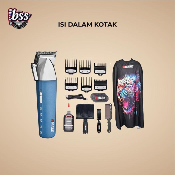 Wmark Clipper Ng 2039 Set / Wmark 2039 / Alat Cukur Rambut Professional / Wmark Original / Ibss /
