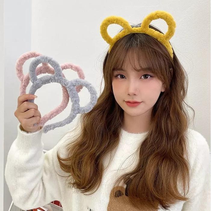 Bando Lucu Motif Cat Kucing Rambut Wanita Anak & Dewasa Fashion