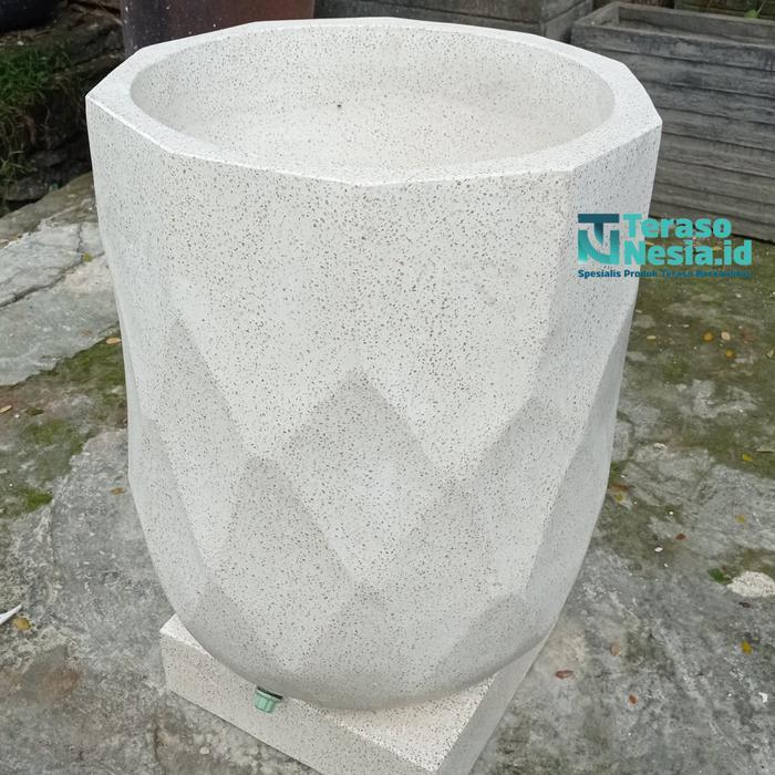 Bak Mandi Teraso Tipe Kapsul Motif Bak Mandi Terazzo Model Kapsul