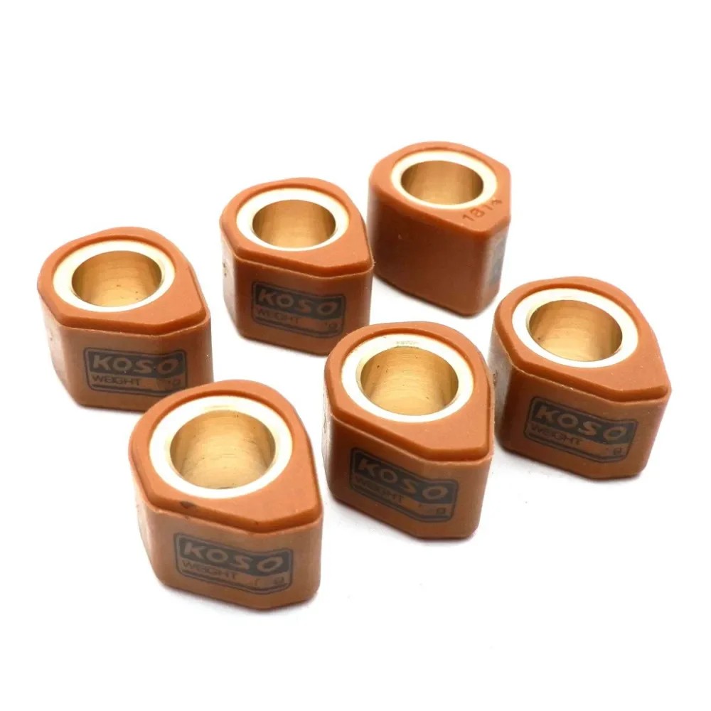 IMPORT Performance Variator Weight Rollers Polygon Sliders 18X14mm For KOSO GY6 150cc Scooter