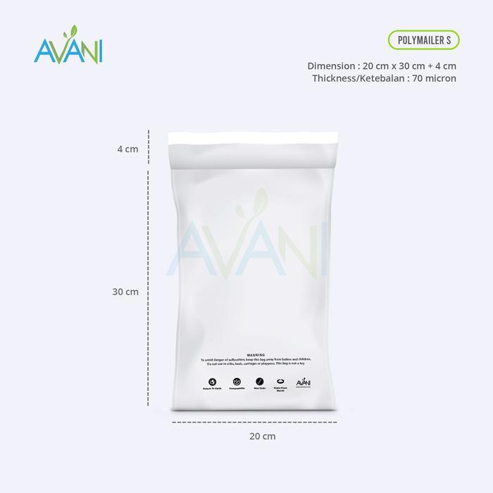 Polymailer Kantong Singkong Packing Ramah Lingkungan - Cassava Polymailer