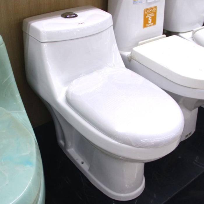 KIA - CLOSET + KLOSET + TOILET DUDUK VENUS 9009 ONE PIECE WHITE