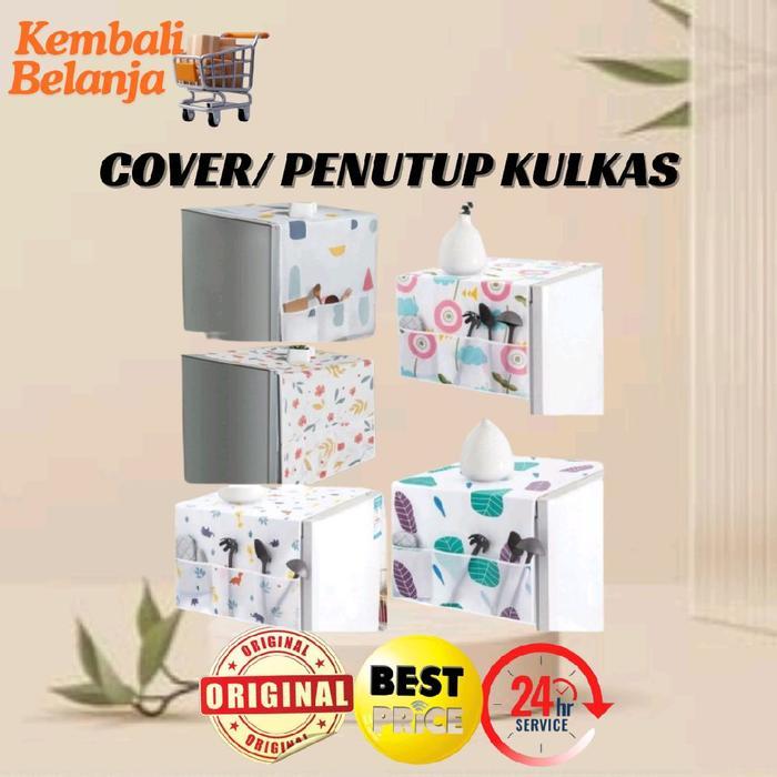 Taplak Kulkas/ Cover Kulkas/ Penutup Kulkas/Cover Kulkas Waterproof