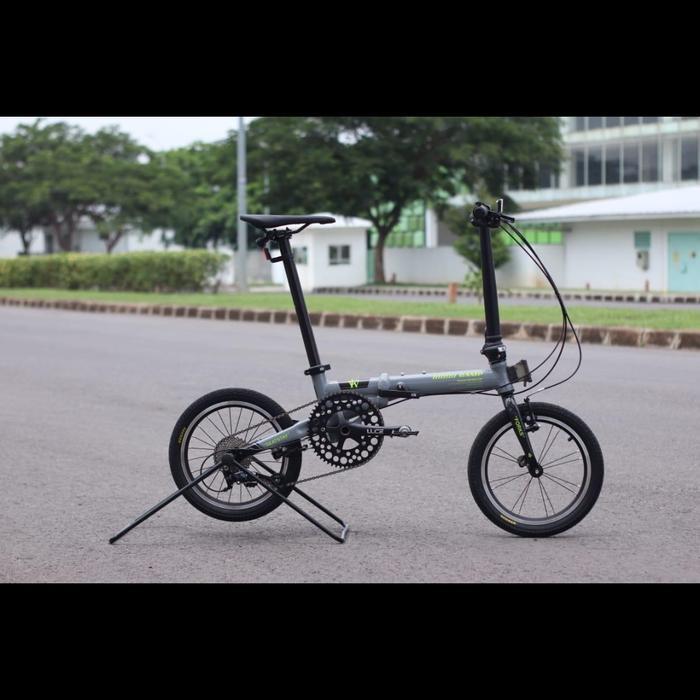 TERLARIS sepeda lipat hazy 9 speed New Selamat Berbelanja