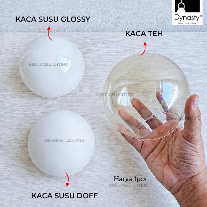 kaca bulat untuk lampu gantung