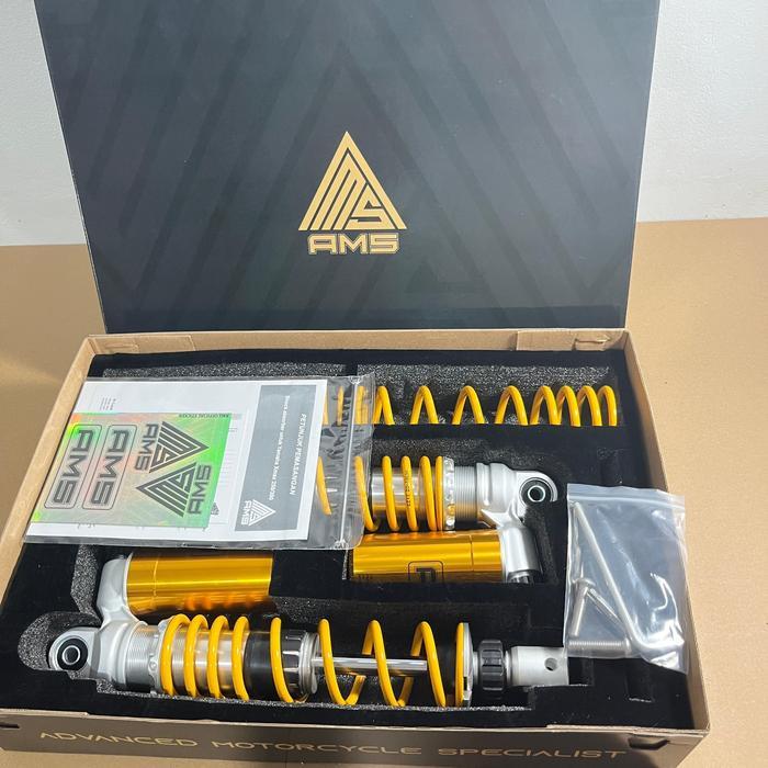 Shockbreaker shock adjuster Original AMS Yamaha Xmax Old New model Ohlins YA 740 ukuran 348mm dan 33