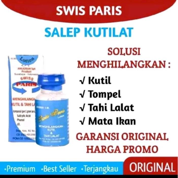 Swis Paris Lotion Salep Kutilat 8ml - Obat Tahi Lalat Kutil Mata Ikan & Tompel - Solusi Penghilang