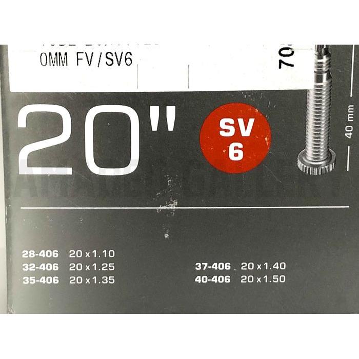 Ban Dalam Schwalbe Sv6 20 406 Presta 40Mm 20 Murni Seli Minion Ori