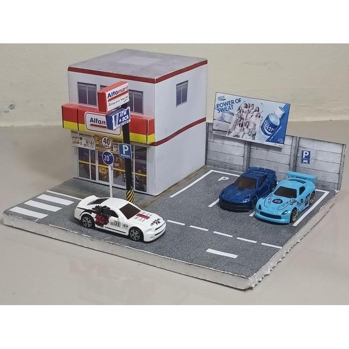 TERBARU Diorama Papercraft Alfamart