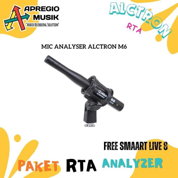 Paket RTA Analyzer Speaker Alctron U48 M6 Lengkap tinggal pakai free smaart live