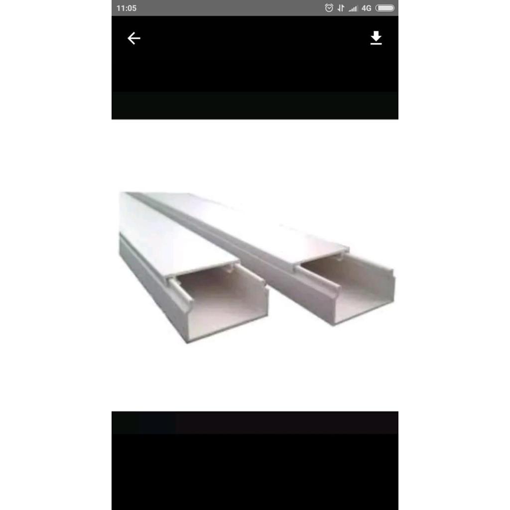 Kabel Duct / Trunking / Wiring Duct - 25X25 / 25 X 25 - 3 Meter #Gratisongkir