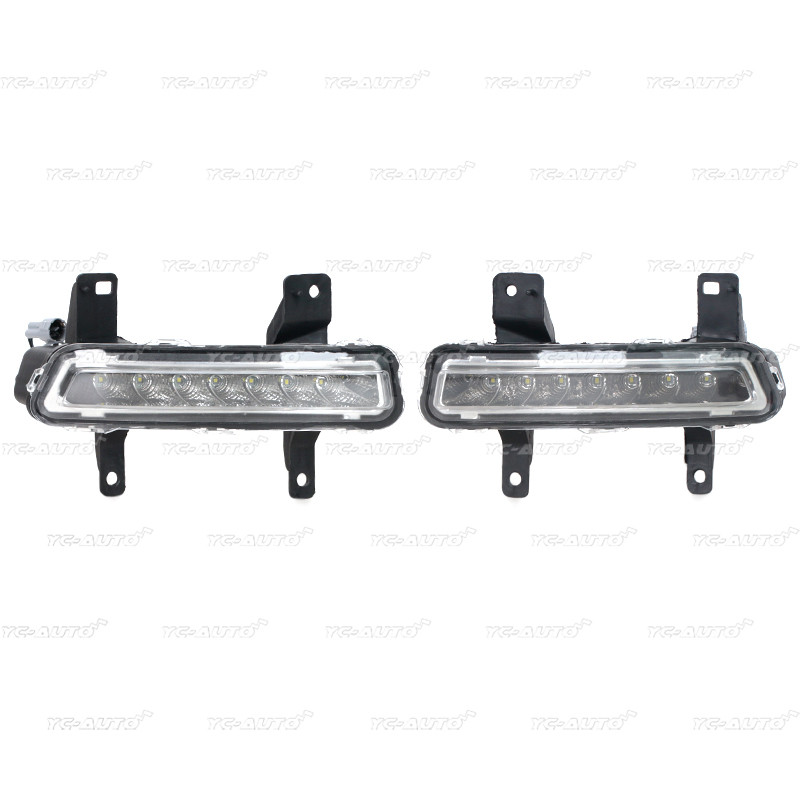 FOR GEELY EMGRAND 7 EC718 2010-2014 LED DRL DAYTIME RUNNING LIGHT FOG LIGHT FRONT BUMPER FOG LAMP