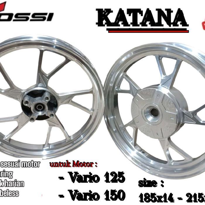 Velg Racing VRossi Vario 125 - Vario 150 Sepasang/velg racing vario125/vario150 sepasang depan dan