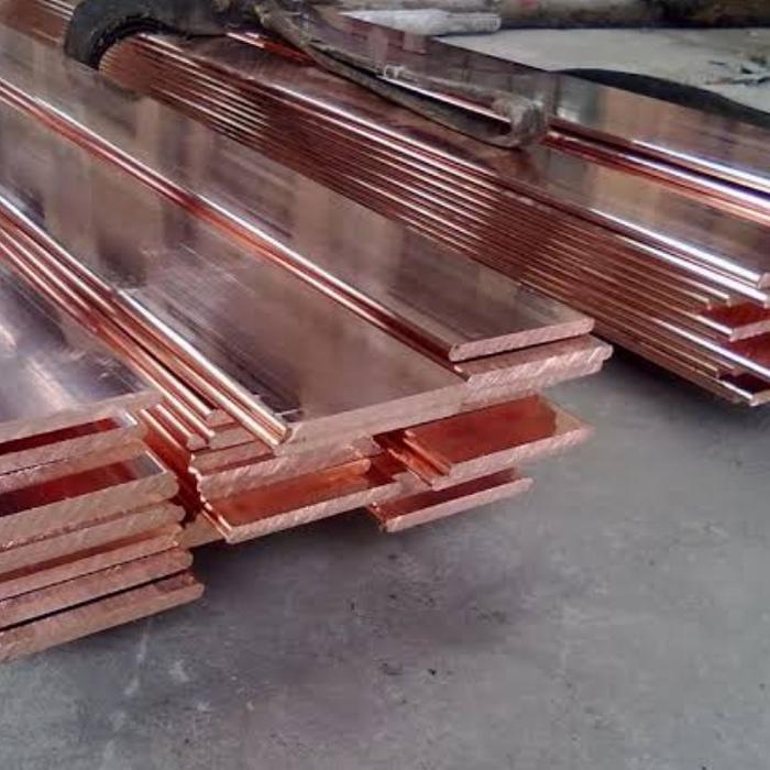Rail Copper / Busbar / bus bar plat Tembaga 10 x 60 mm