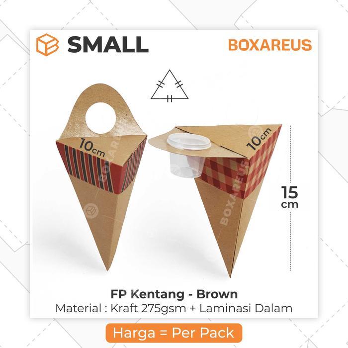 Box Kentang Goreng Dus Churros Ayam French Fries FP Kentang Brown