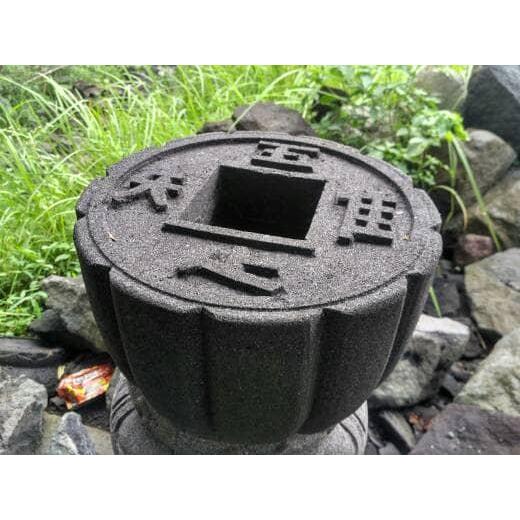 Pot Tanaman Mewah Bonsai Dari Batu Lava Merapi Asli Diameter 35 cm