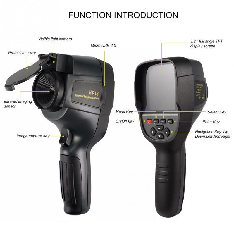 . Handheld Ir Digital Thermal Imager Detector Camera Infrared -