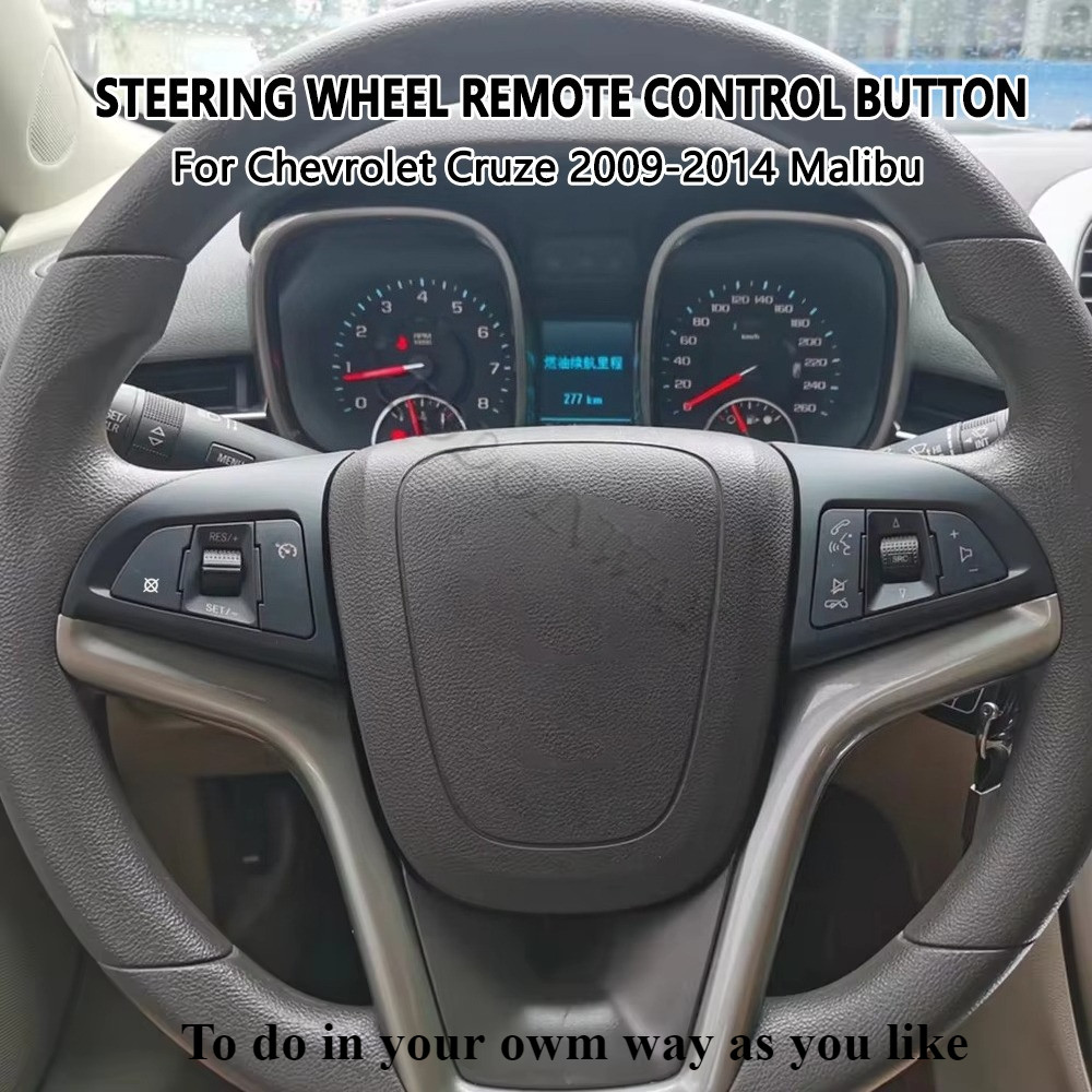 Terbaru Car multifunction steering wheel button volume audio DVD touch type switch for Chevrolet Cru