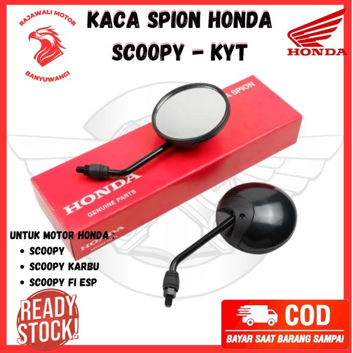 KACA SPION HONDA SCOOPY ORI / KACA SPION KANAN KIRI MOTOR HONDA SCOOPY KARBU & SCOOPY FI ESP - KYT