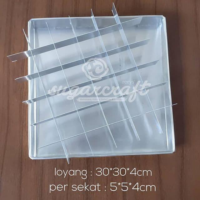Loyang Sekat 30Cm (A) / Loyang Cake Potong