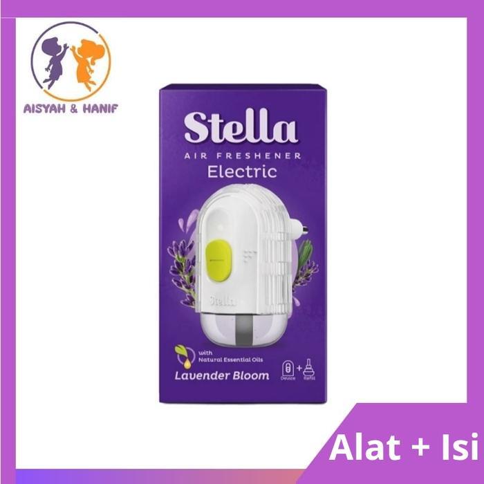 STELLA AIR FRESHENER ELECTRIC SET - PENGHARUM PEWANGI RUANGAN ELEKTRIK JASMINE / LAVENDER