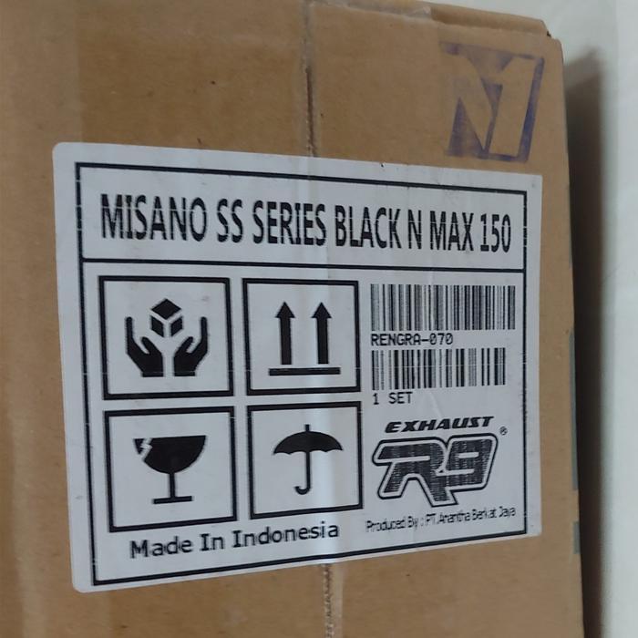 KNALPOT RACING R9 MISANO YAMAHA N OLD 2015 - 2019 FULL SYSTEM