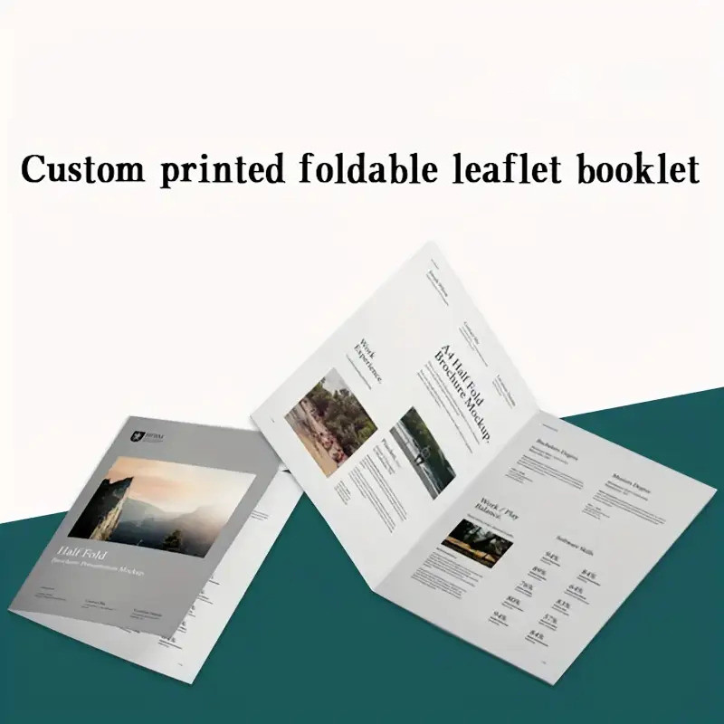 Custom Books Booklet Brochure Printing Magazine Comic Instruction Manual Catalogue For Advertising