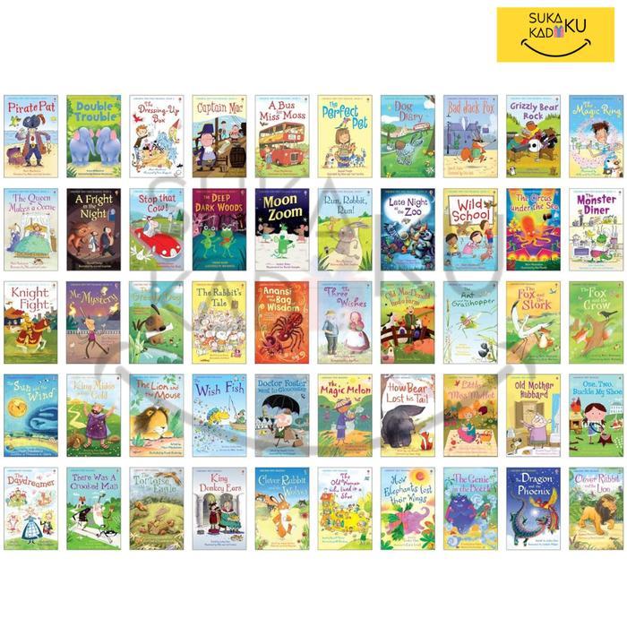 My First Reading Library Usborne Book Set Buku Edukasi Anak Import