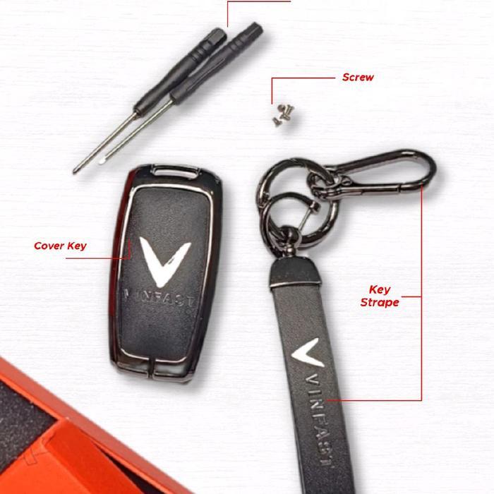 Aksesoris accessories Cover Key kunci cover Mobil Vinfast VF3 fit aluminum Car