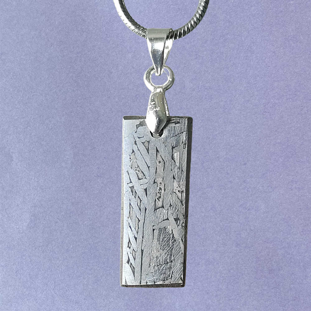 Iron Meteorite Pendant Muonionalusta Meteorite Pendant Natural Iron Meteorite Specimen Collection -